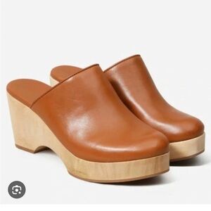Everlane The Clog Cognac Leather